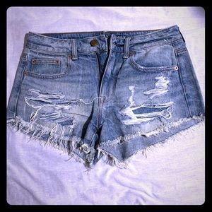 American Eagle Jean Shorts Festival Shortie Size 4